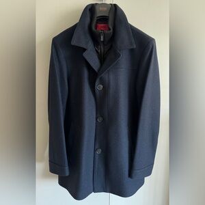 Hugo Boss Barelto 1842 Wool-blend Coat in Navy, S